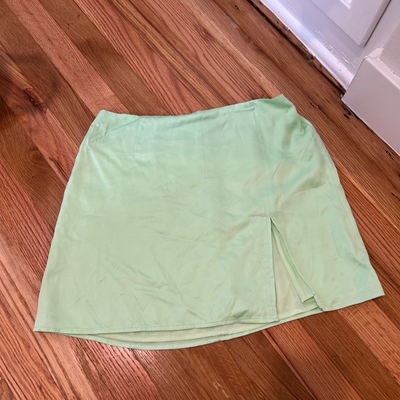 Aritzia Skirts Aritzia Sunday Best Tatiana Satin Skirt In Bright